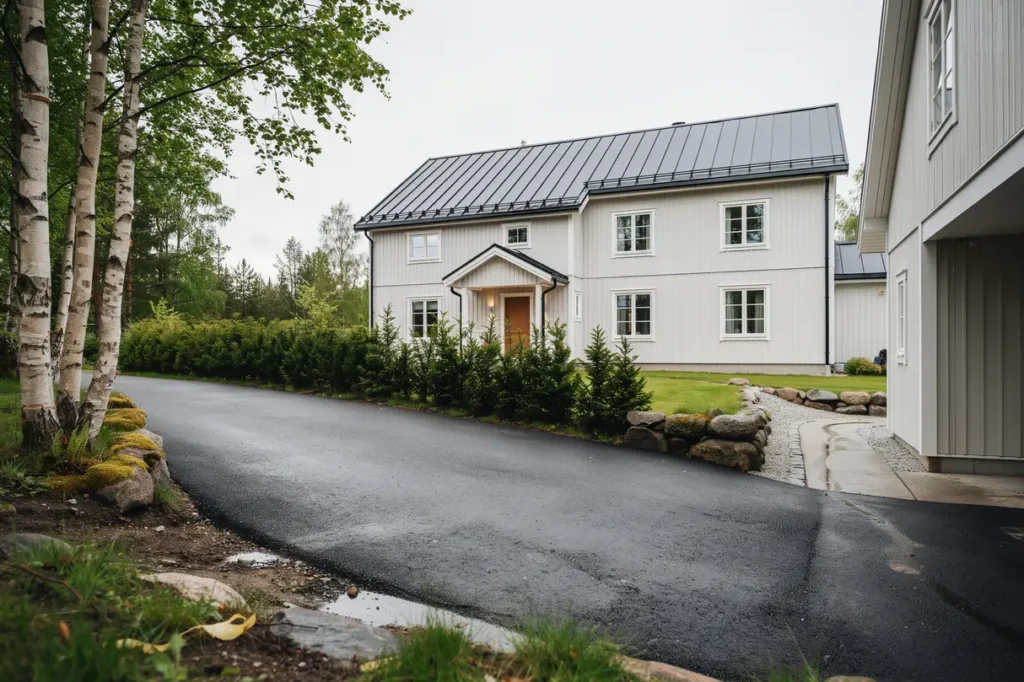 s f r du en halks ker asfaltuppfart smarta l sningar f r vinter regn och skuggiga l gen