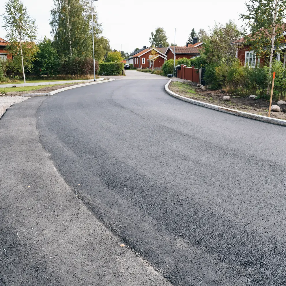 asfaltera vag haninge stockholm